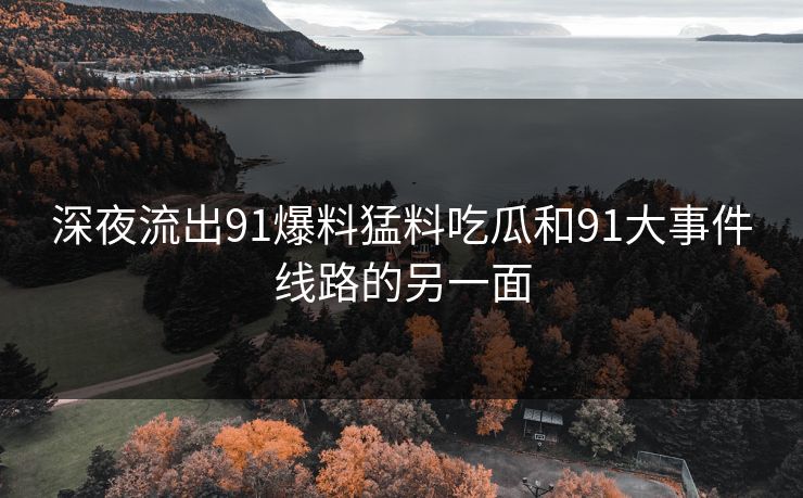 深夜流出91爆料猛料吃瓜和91大事件线路的另一面 深夜流出91爆料猛料吃瓜和91大事件线路的另一面